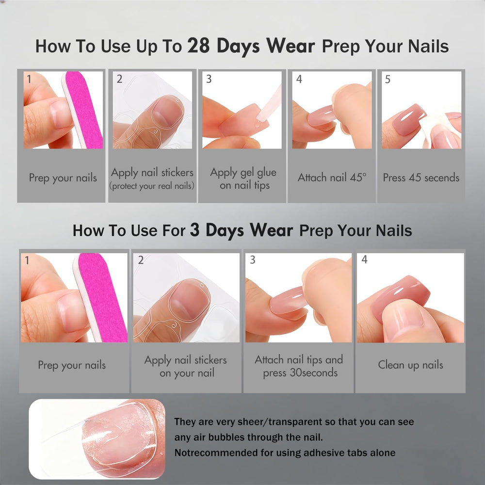 SXVME applied nails on hand demonstrating natural fit and polished look