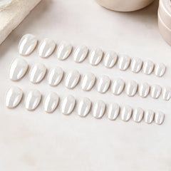 SXVME side view showing tapered cuticle fit for natural seamless look