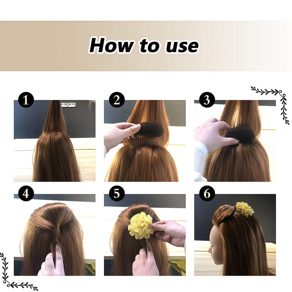 SYBL insert hidden in beehive hairstyle showing instant lift and polished finish