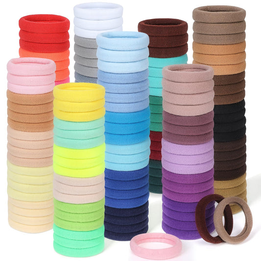 SYGY front packaging showing 150 hair ties and included holder, clear organization benefit