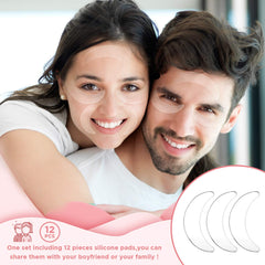 Syhood pads on bedside table in bedroom setting for overnight skin care