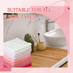 Syhood folded stack of colorful cloths offering organized multiuse towels