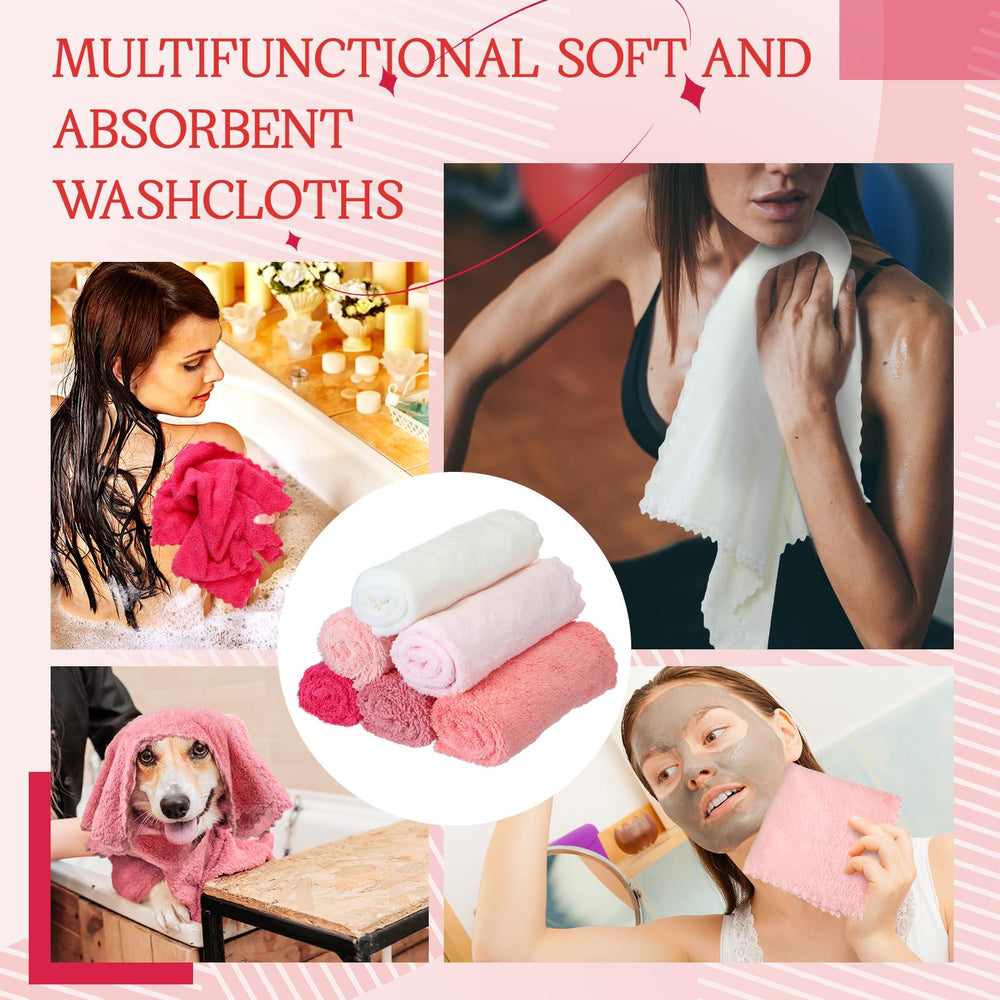 Syhood cloth in bathroom scene for easy facial cleansing on-the-go