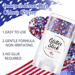 SYPAFG glitter applied to cheek creating festive, photo-ready glow