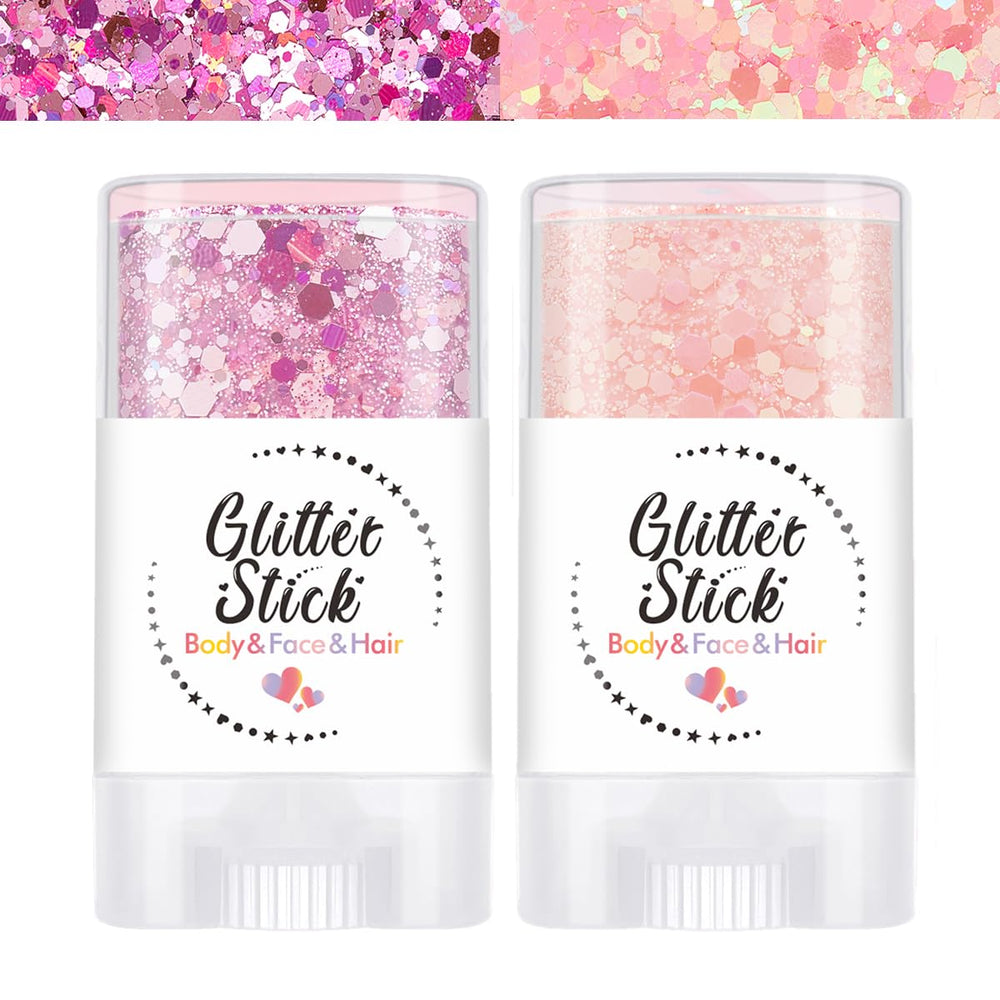 SYPAFG glitter stick duo front view shows packaging and colors for quick selection