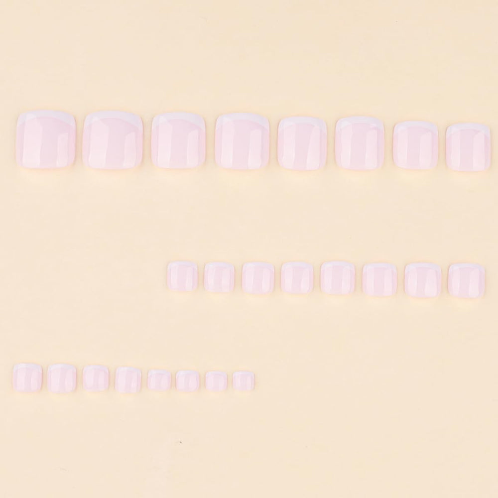 SYPAFG pressing on toenail during application, fast secure adhesion benefit