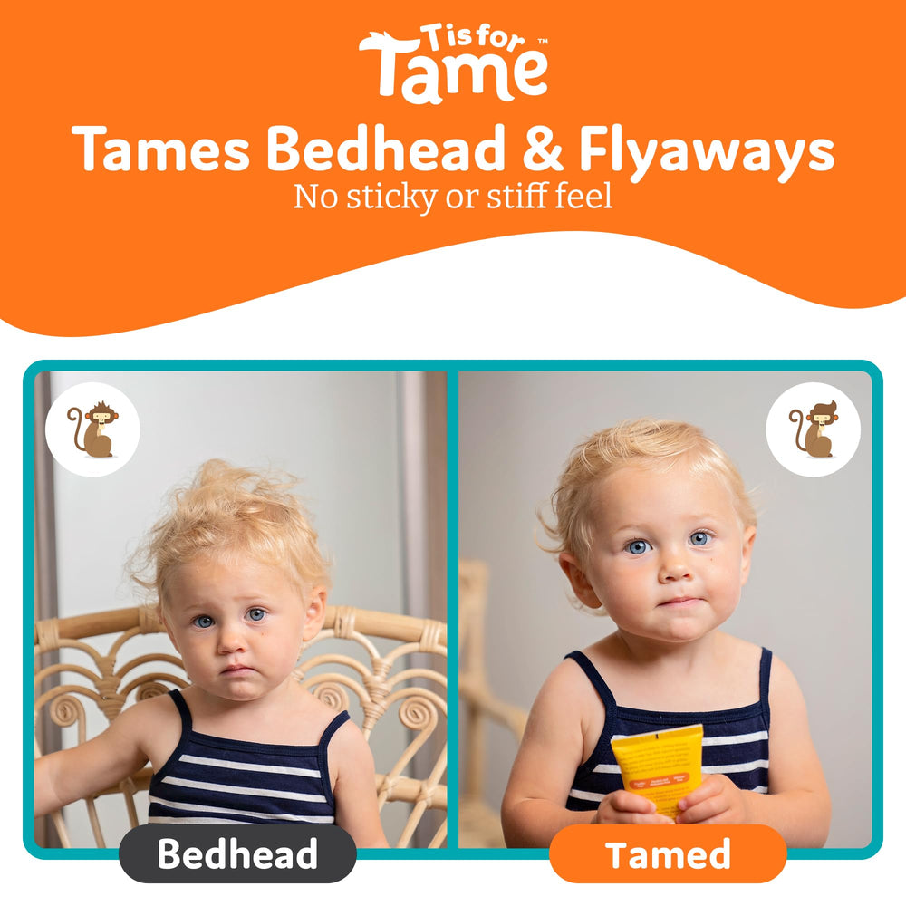 T is for Tame cream on palms demonstrating easy application and manageability