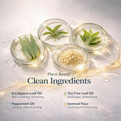 TAGRID close-up of oatmeal texture highlighting gentle exfoliation benefit