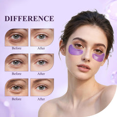 Taimand under eye patch applied demonstrating comfortable fit