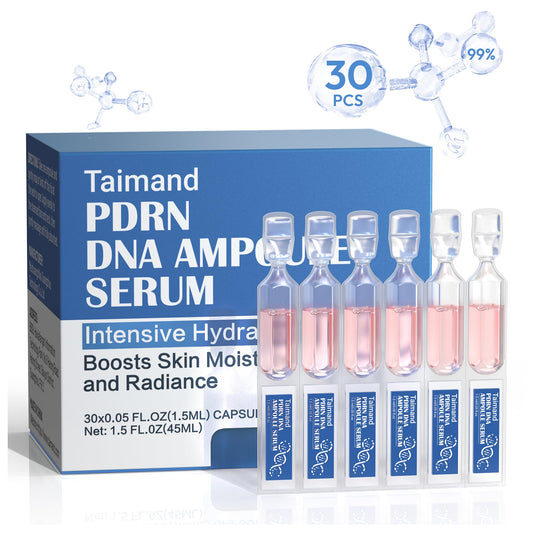 Taimand front packaging showing 30 sealed ampoules and benefit of freshness