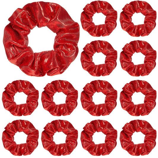 Taiyin front packaging displaying 24 red metallic scrunchies for convenient gifting