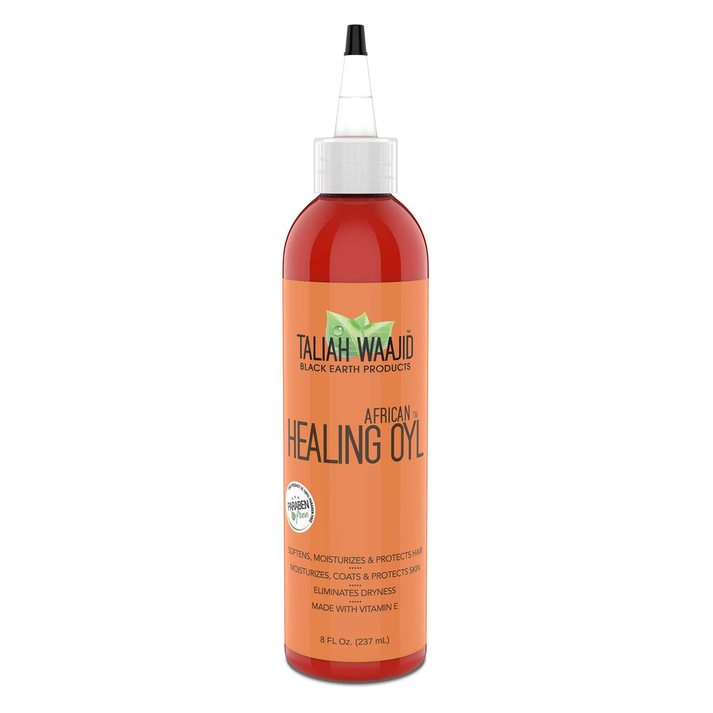 Taliah Waajid Black Earth front bottle showing label and 8oz size for quick identification and trust