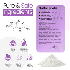 Talsen Chemicals label close-up showing INCI and CAS details for formulation confidence
