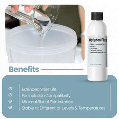 Talsen Optiphen Plus measured with pipette illustrating easy mixing benefit