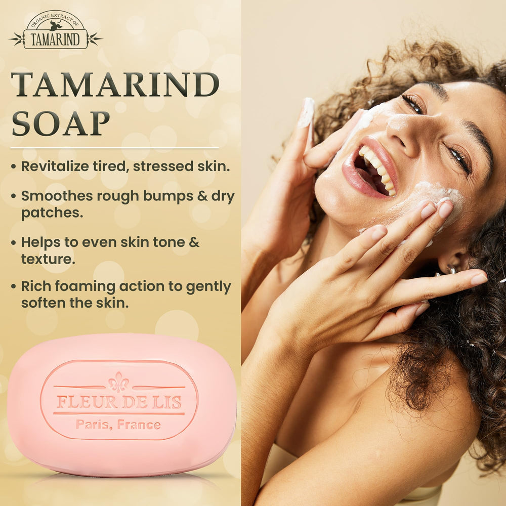 Tamarind soap nectar ingredient label with organic complex benefit