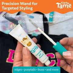 T is for Tame gel texture detail demonstrating smooth, non-sticky finish