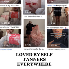 Tan Fan washable quick-dry demo showing easy care and fast reuse benefit