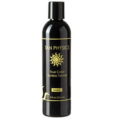 Tan Physics brush applying lotion on arm for precise, streak-free blending