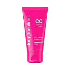 Tanceuticals front packaging showing product and benefits for a travel-friendly tan