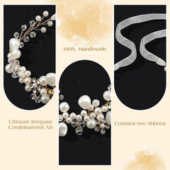Tanfeine headpiece held in hand to show compact size and lightweight benefit