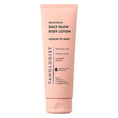 Tanologist tube front view showing label and bronzing benefit