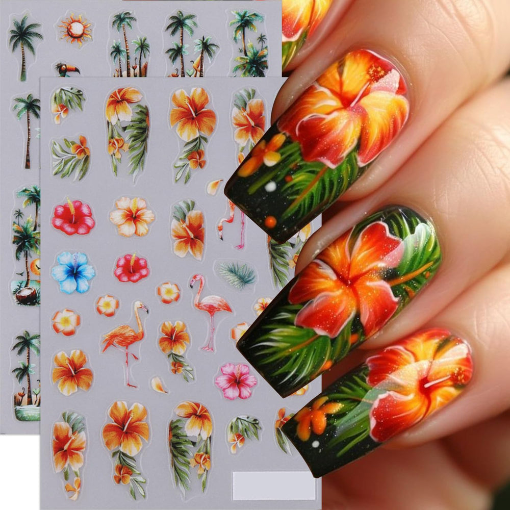 TANYOOTO front packaging showing beach nail stickers and variety