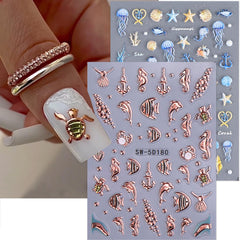 TANYOOTO front packaging showing two ocean sticker sheets, ready to use