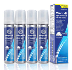 TARO front packaging showing 5% minoxidil foam and dosage information for ease