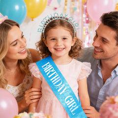 TAROSE tiara held to show size and lightweight benefit