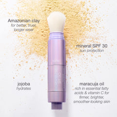 tarte creaseless label and ingredients view showing vegan and dermatologist tested info