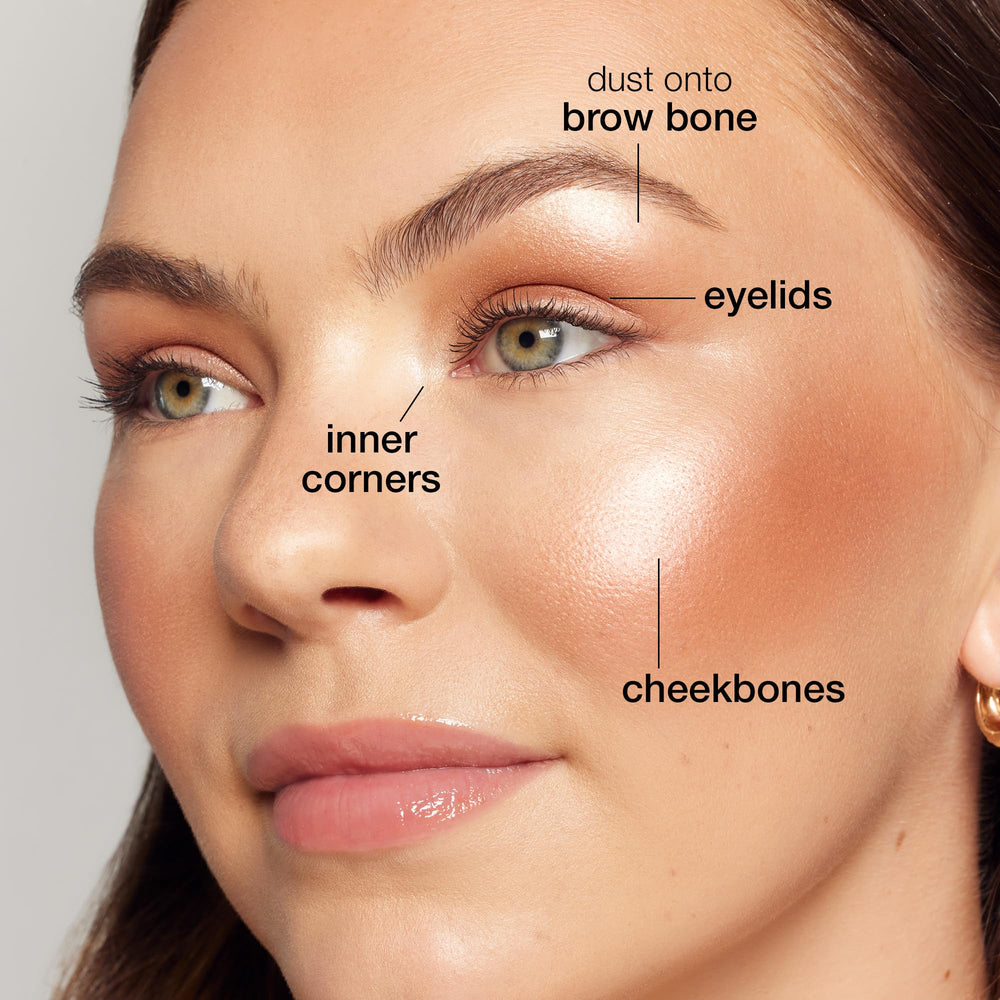 tarte open palette top view displaying four versatile shades