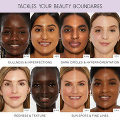 tarte concealer swatched texture on skin illustrating smooth blendability benefit