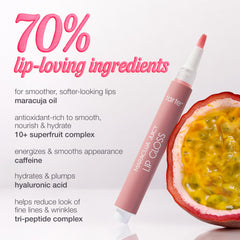 tarte maracuja size comparison beside common items showing full-size portability benefit