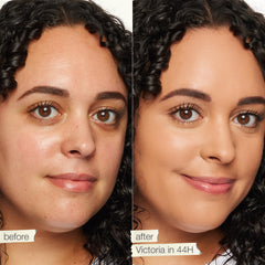 tarte close-up of jumbo speed-smoother applicator for precise, fast placement