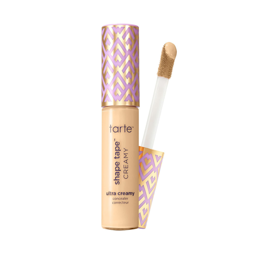 tarte shape tape front packaging showing product and shade benefits