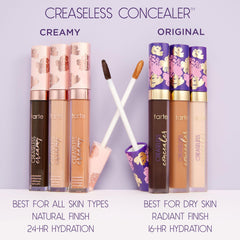 tarte size comparison next to coin to show travel-friendly full size