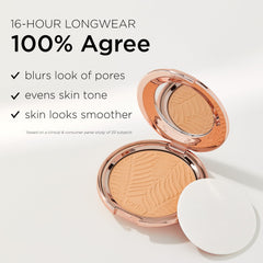 tarte swatch on arm in 26N light-medium neutral demonstrating natural color match