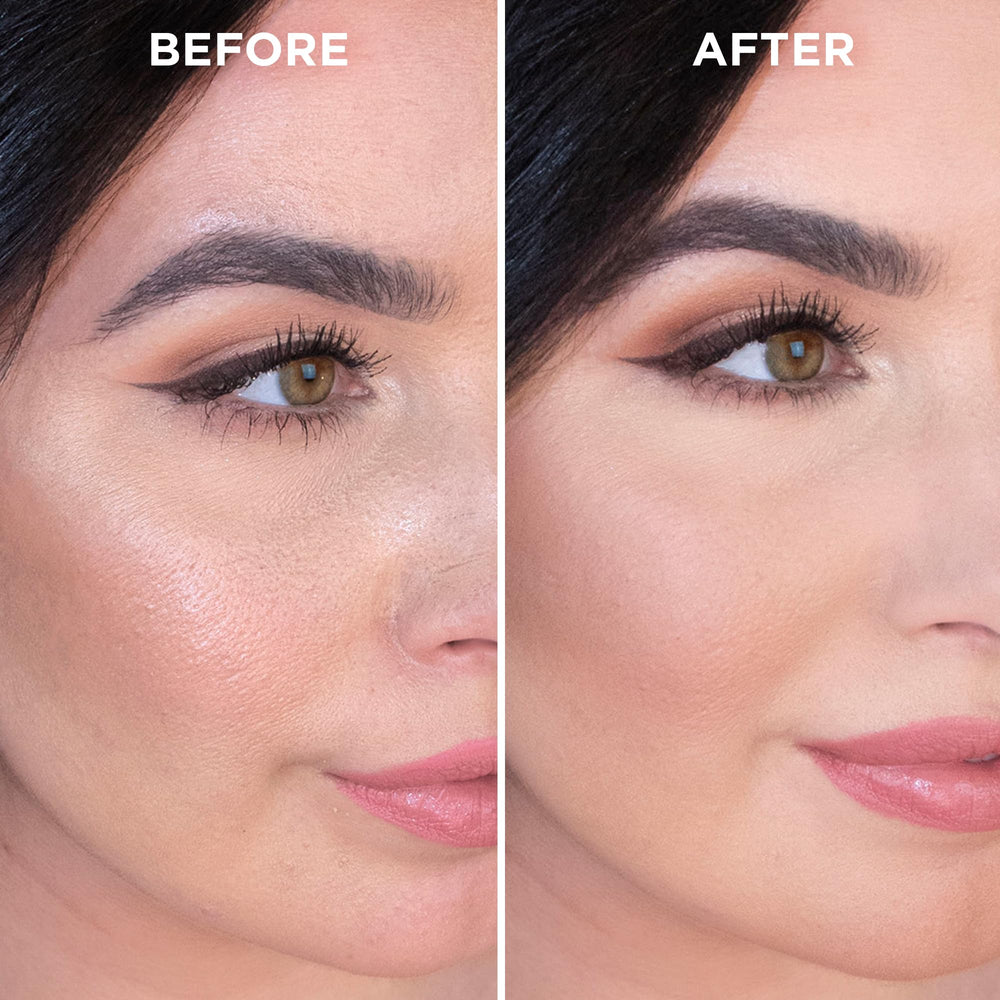 tarte closeup of pump dispensing primer for precise application benefit