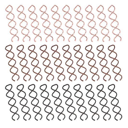 TaShow front packaging showing 30 spiral hair pins and color mix benefits