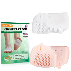 TASZOOS front packaging showing four gel pads and benefits