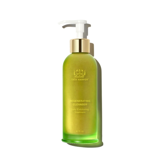 Tata Harper packaging front view shows clean design and quality
