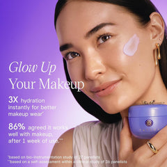 TATCHA open jar revealing cream interior for plumping hydration benefits