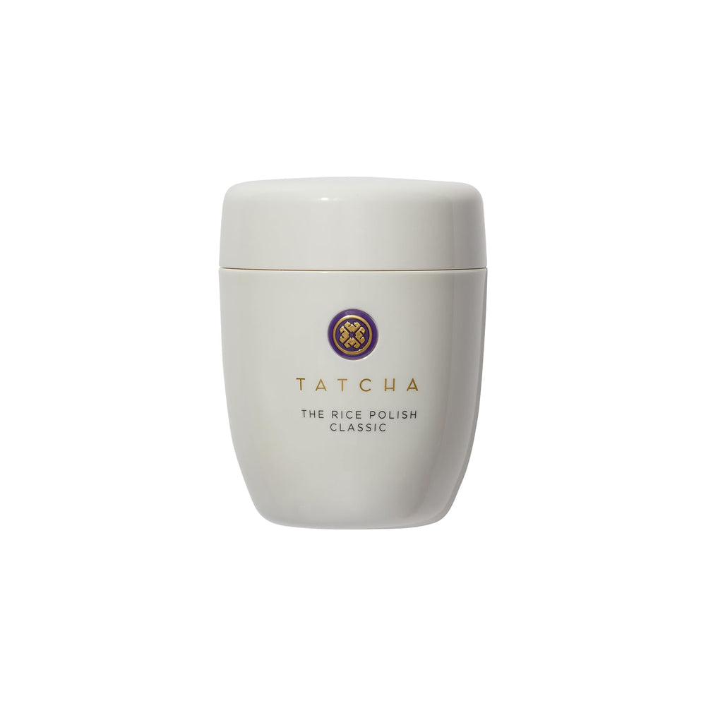 TATCHA front packaging showing product jar and label, highlights premium presentation