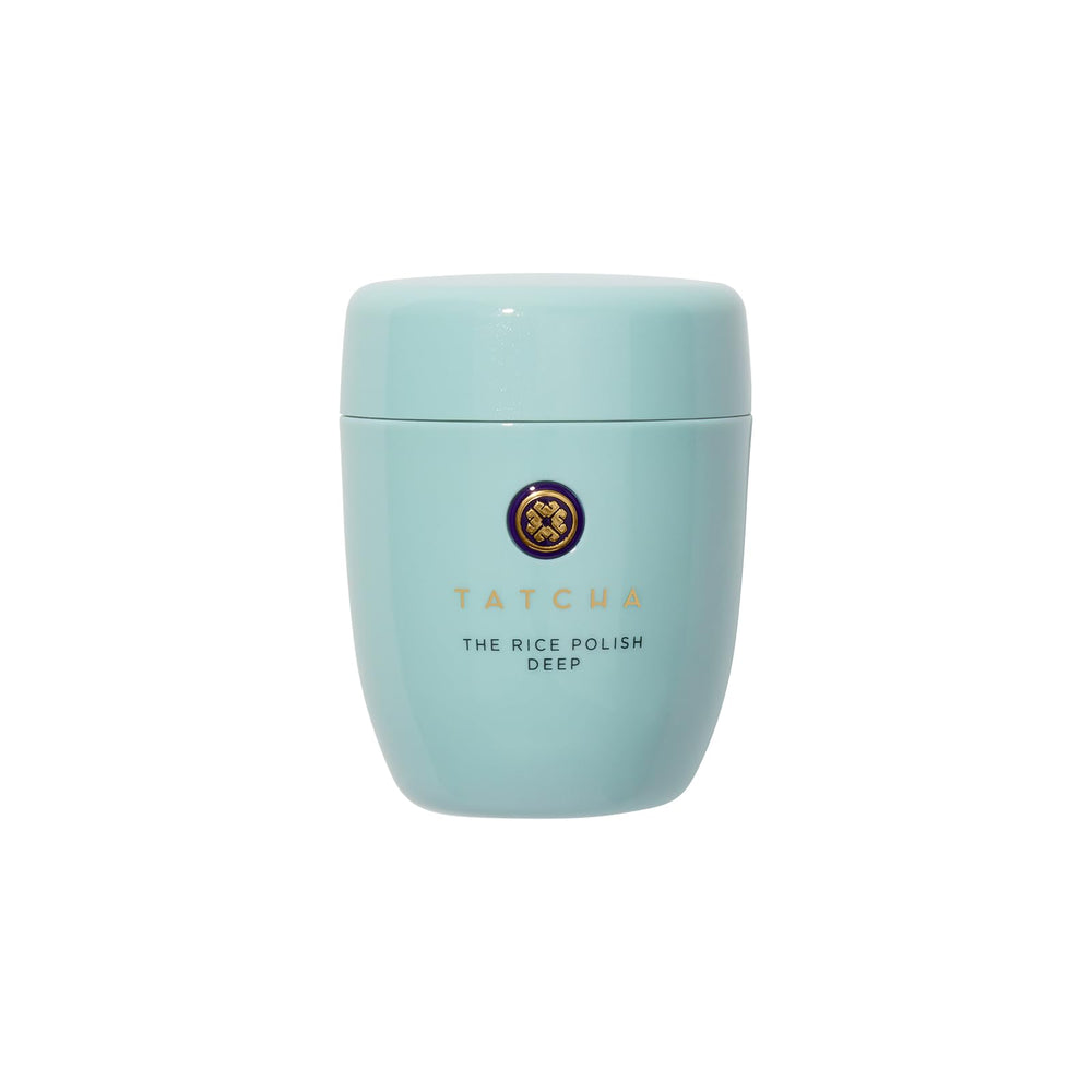 TATCHA jar front packaging showing brand and elegant design, conveys luxury