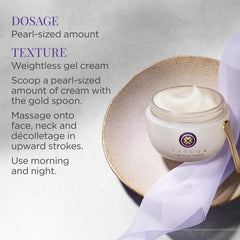 TATCHA Silk Cream label close-up showing brand and product information for authenticity