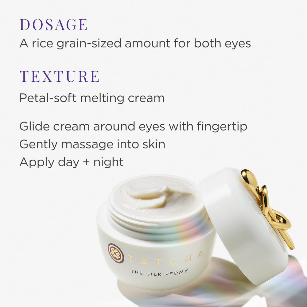 TATCHA jar next to a coin for scale, 15 ml size clarity and travel-ready benefit