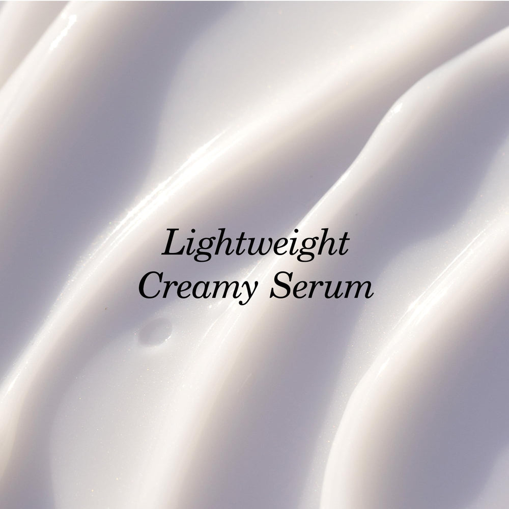 TATCHA Dewy Serum pump detail highlighting precise dispensing and mess-free use
