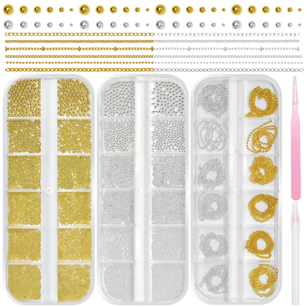 Tatiwoo front packaging showing three bead boxes and chains, convenient storage