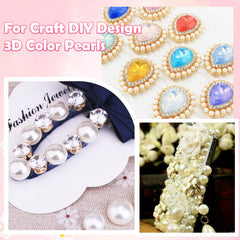 Tatiwoo pearls displayed in a craft workspace to inspire DIY embellishment ideas