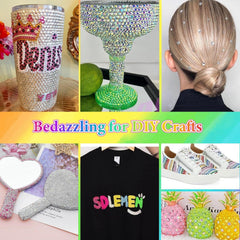 Tatiwoo decorated sneakers and tumbler showcasing finished look and customization potential